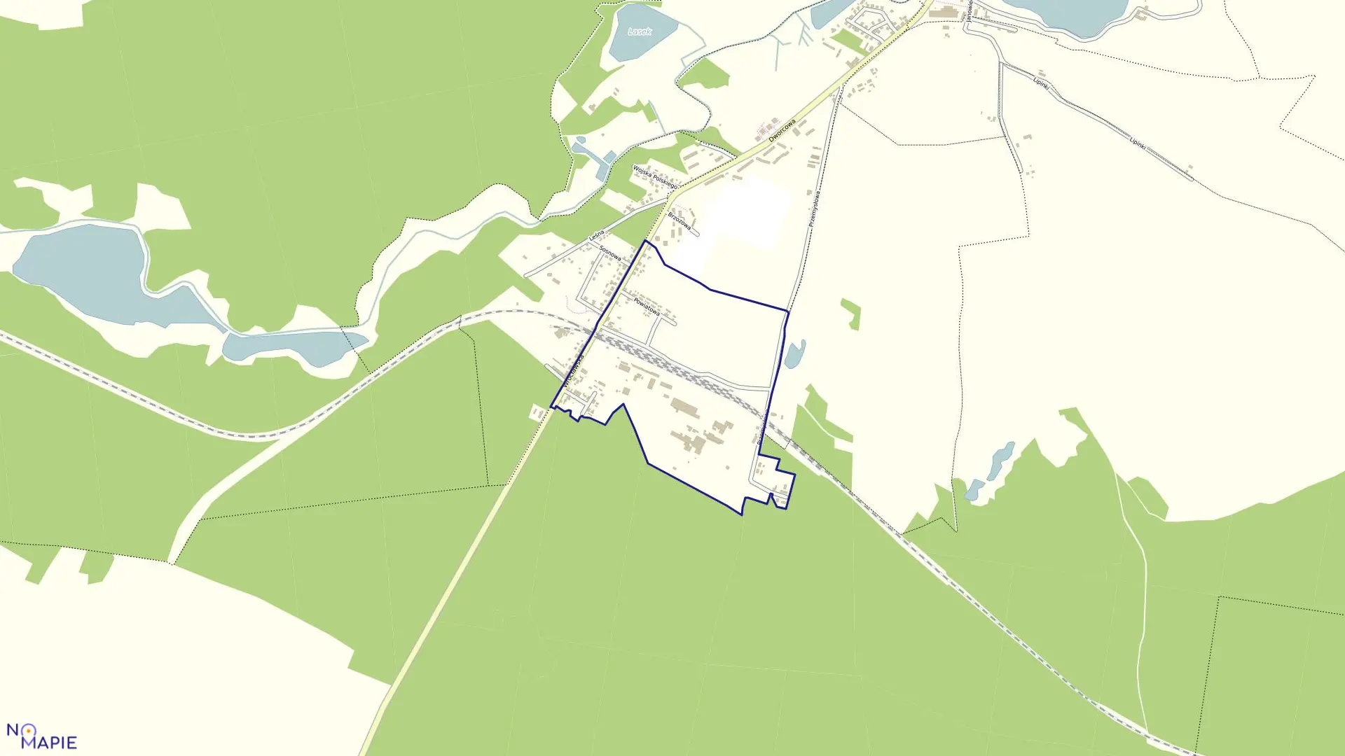 Mapa obrębu Kalisz Pomorski-11 w gminie Kalisz Pomorski